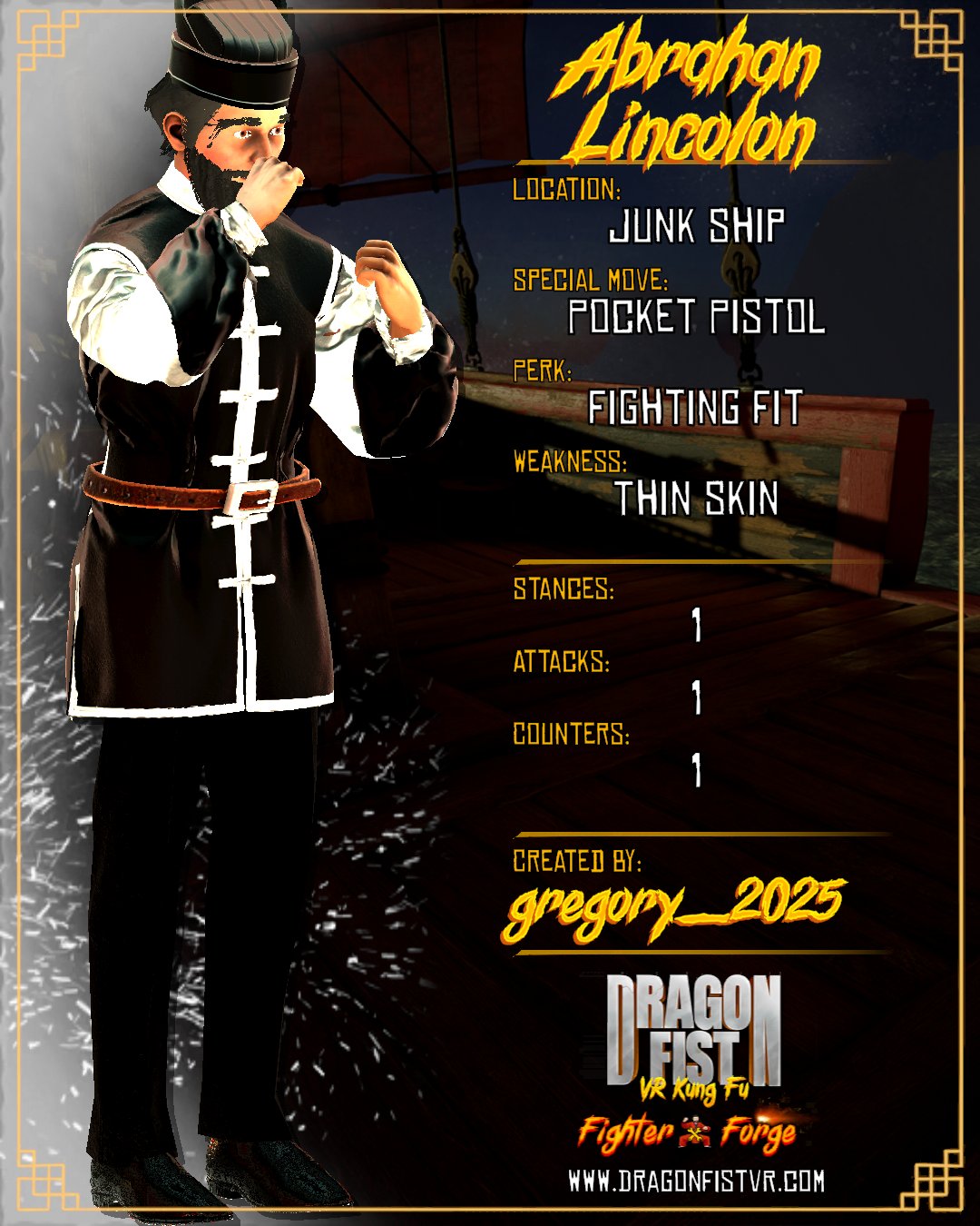 Abrahan Lincolon - Created By: gregory_2025